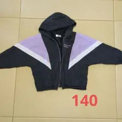 フード付きナイロンジャケット 140