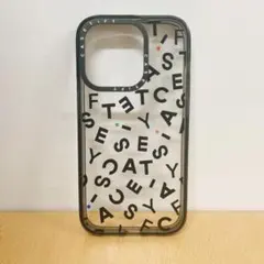 CASETiFY iPhone14 Pro ケース クリアー　黒　②