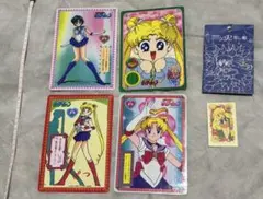 Sailor Moon セーラームーン　キャラクターカード 4枚セット ＋写し絵