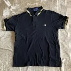 FRED PERRY 黒 金 ポロシャツ M12 英国製 - メルカリ