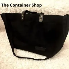 The Container Shop キャンバス 2wayレザートートバッグ舟形のサムネイル