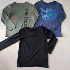 ユニクロ　UNIQLO　ヒートテック　120cm 黒　ポケモン　３枚セット