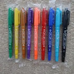 ゼブラ マッキー極細 油性ペン 9色セット（細・極細両用）のサムネイル