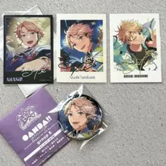 あんスタ 缶バッジ 鳴上嵐 あんスタ展 嵐 ぱしゃっつ あんスタ展示会