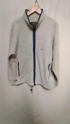 AIGLEエーグルフルジップフリースJKT霜降り柄日本製正規品サイズL