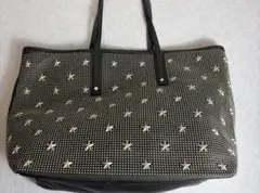JIMMY CHOO ジミーチュウ サシャ スタッズ トート ブラックのサムネイル