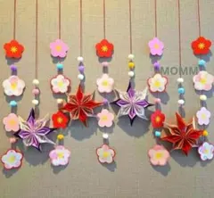 3月ガーランド　ひなまつり壁面飾り　ひなまつり吊るし飾り　ひなまつりガーランド