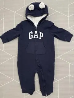 GAP baby フード付きボアロンパース
