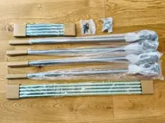 【未開封】ドウシシャルミナスライトテンションポール＋基本ポール＋延長ポールセット