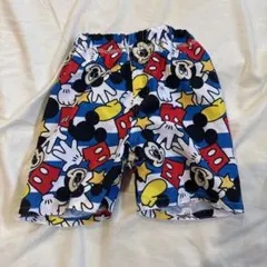 キッズ 水着 ミッキーマウス 総柄 ハーフパンツ