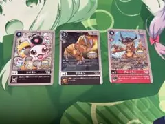 デジモンカードゲーム グレイモン、アグモン、コロモン 超テイマー