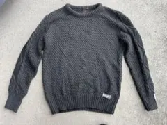 Scotch & Soda ダークグレー ケーブルニット M