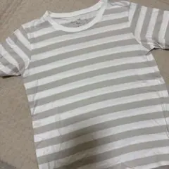 無印良品キッズ ボーダー Tシャツ 130cmのサムネイル