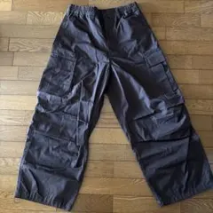 GUカーゴパンツ ダークブラウンM