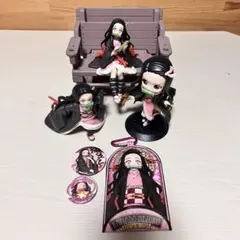 【鬼滅の刃】竈門禰豆子 フィギュア グッズ リールキーケースまとめ売り