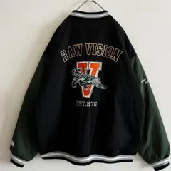 激レア VISION ビジョン スタジャン L〜XL相当 中綿 虎柄 刺繍 古着