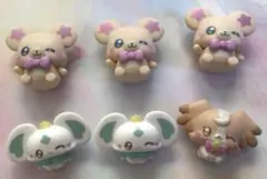 ぷちきゅあ　プチっとすわりマスコット　モフルン　ポルン　こむぎ