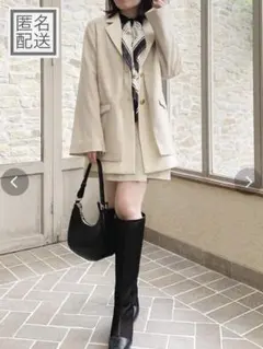 dazzlin レイヤードライクウエストジャケット