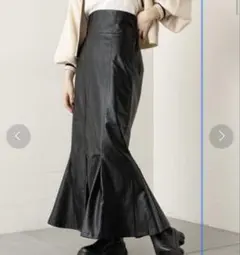 Chico フェイクレザースカート