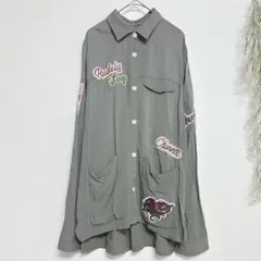 406 イーハイフン ピース 長袖シャツ レディーストップス カジュアル 可愛いのサムネイル