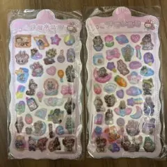 新品　ラブブ　3D 立体シール