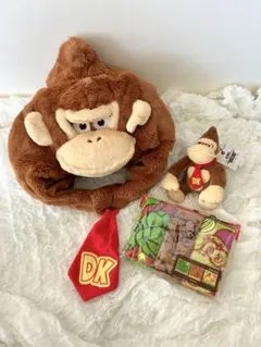 新品　DK ドンキーコング　カチューシャ　キーホルダー　ハンカチ　セット　USJ
