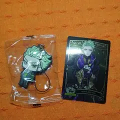 ツイステ　メタルカード　ラバーマスコット　セベクセット