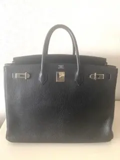 HERMÈS エルメス バーキン40 黒✖️シルバー金具　used メンズエルメスのサムネイル