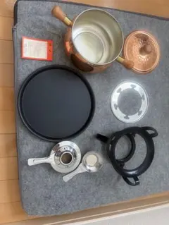 純銅製フォンデュ鍋