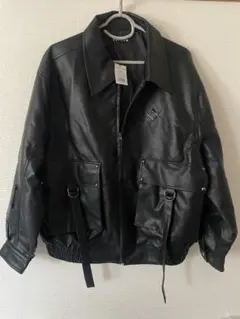 REFLEM フェイクレザー フルジップ ブルゾン REFLEM フェイクレザー フルジップ ブルゾン - メルカリ