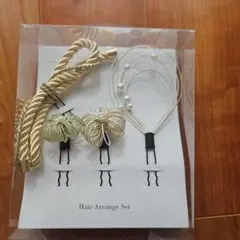 ヘアアレンジセット ゴールド 3点