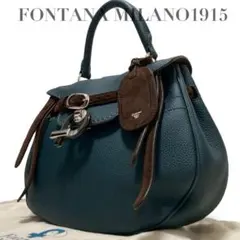 FONTANA MILANO 1915 ハンドバッグ チャーム ガンチーニ 緑 - メルカリ