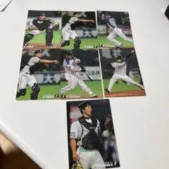 プロ野球 カルビー トレーディングカード 6枚セット
