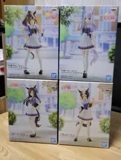 ウマ娘　トレセン制服プライズフィギュア　4体セット