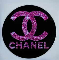 新品★CHANEL シャネル ピンクのCCロゴが入ったビッグステッカー♪