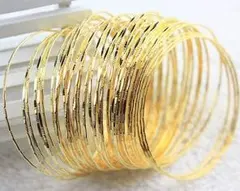 夏に映えるアクセサリー★5連リングブレスレット バングル ハワイアンジュエリー