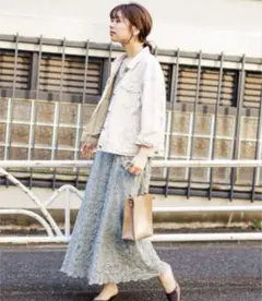 ナチュラルクチュール　レースキャミワンピース フリーサイズ