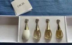 Dior J'adore ノベルティミニ香水 4本セット　ショッパーのサムネイル