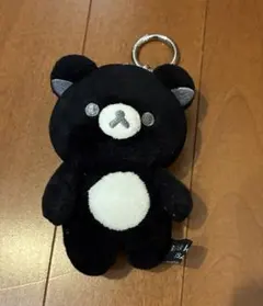 モノクロ　リラックマ　ぬいぐるみ　キーホルダー　ブラック　黒色　2016年 モノクロ リラックマ ブラック ぬいぐるみ キーホルダー 2016 レア