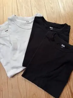 UNIQLO U クルーネックTシャツ ホワイト ブラック XL 4枚セット半袖