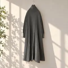★美品◆アーバンリサーチロッソ◆美シルエット♡タートルネックフレアワンピースg