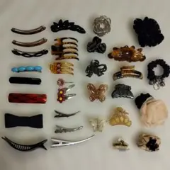 ロングヘア用アクセサリー色々　31点まとめて
