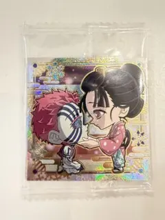 最新弾 鬼滅の刃 シール ウエハース 14弾 猗窩座 & 恋雪 シークレット