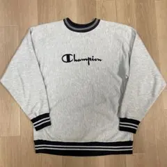 【美品】Champion / 90sリバースウィーブ リブライン XL USA製