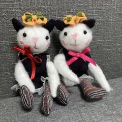 ぶち　白黒　ねこ　猫　ぬいぐるみ　ハンドメイド　作家　アートドール　テディベア ぶち 白黒 ねこ 猫 ぬいぐるみ ハンドメイド 作家 アートドール a