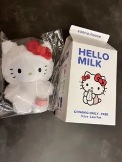 【サンリオハウス限定】フラッフィー ハローキティ チャーム 白MILK♪