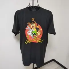 LOONEY TUNES tシャツ 黒 XLサイズのサムネイル