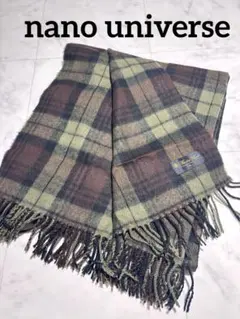 nano universe/ナノユニバース　大判ストールマフラー