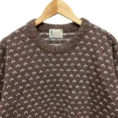 【激レア】80s London fog レアカラー バーズアイ ニット セーター