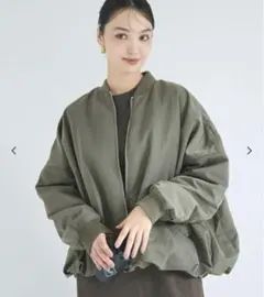 【Mサイズ】cocaウォッシャブルバルーンブルゾン　 新品未使用 タグ付き